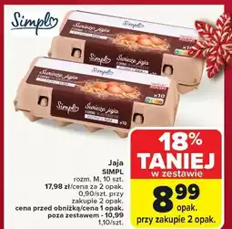 Carrefour Market Jaja SIMPL rozm. M, 10 szt oferta