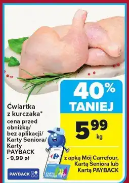 Carrefour Market Ćwiartka z kurczaka Carrefour Market oferta