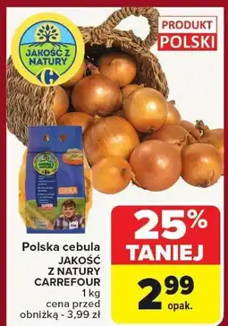 Carrefour Market Cebula polska Jakość z Natury Carrefour oferta