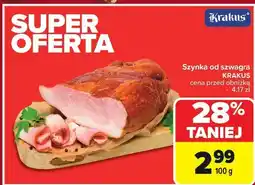 Carrefour Market Szynka od szwagra KRAKUS oferta