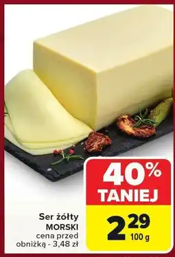 Carrefour Market Ser żółty MORSKI oferta