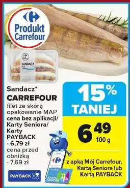 Carrefour Sandacz Carrefour filet ze skórą oferta