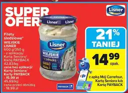 Carrefour Filety śledziowe wiejskie Lisner oferta