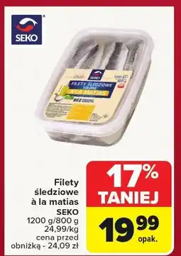 Carrefour Filety śledziowe à la matias Seko oferta