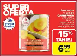 Carrefour Market Brzoskwinie w syropie Carrefour Extra oferta