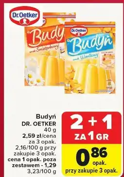 Carrefour Market Budyń Dr. Oetker oferta