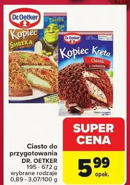 Carrefour Market Ciasto do przygotowania Dr. Oetker Kopiec Kreta oferta