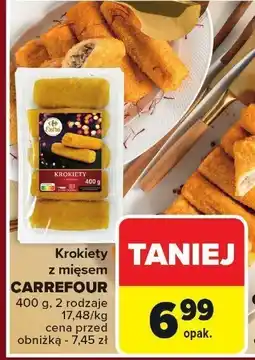 Carrefour Krokiety z mięsem CARREFOUR oferta