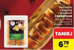 Carrefour Paszteciki z kapustą i grzybami Carrefour oferta