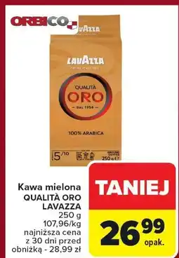 Carrefour Market Kawa mielona QUALITÀ ORO LAVAZZA oferta
