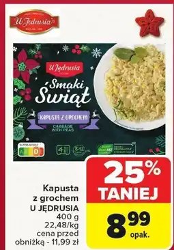 Carrefour Kapusta z grochem U Jędrusia oferta