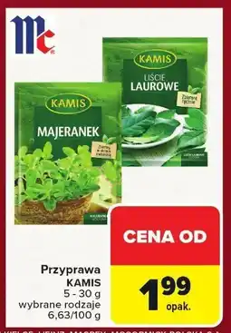Carrefour Market Przyprawa KAMIS wybrane rodzaje oferta