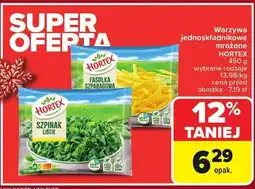 Carrefour Warzywa jednoskładnikowe mrożone HORTEX fasolka szparagowa oferta