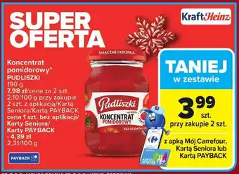 Carrefour Market Koncentrat pomidorowy Pudliszki oferta