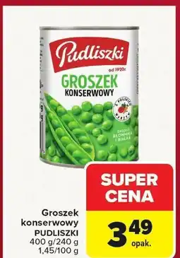 Carrefour Market Groszek konserwowy Pudliszki oferta