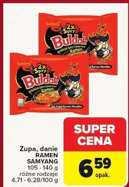 Carrefour Market Zupa, danie ramen Samyang oferta