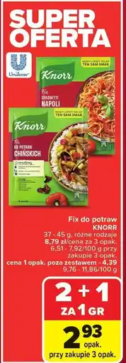 Carrefour Market Fix do potraw Knorr Spaghetti Napoli oferta