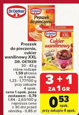 Carrefour Proszek do pieczenia Dr. Oetker oferta