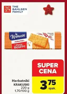 Carrefour Herbatniki Krakuski Petit Beurre oferta
