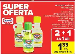 Carrefour Aromat do ciasta waniliowy Dr. Oetker oferta