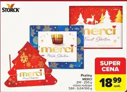 Carrefour Praliny Merci różne rodzaje 210-250g oferta