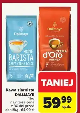 Carrefour Kawa ziarnista Dallmayr Home Barista Caffè Crema Dolce oferta