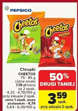 Carrefour Chrupki CHEETOS Pizza 75-85g oferta