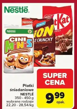 Carrefour Płatki śniadaniowe Nestlé Cini Minis oferta