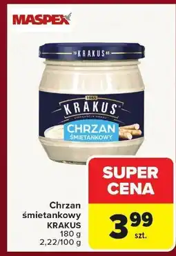 Carrefour Chrzan śmietankowy KRAKUS oferta