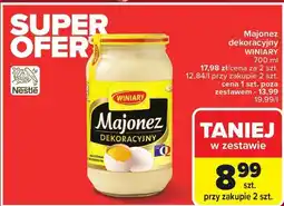 Carrefour Majonez dekoracyjny Winiary oferta