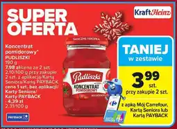 Carrefour Koncentrat pomidorowy Pudliszki oferta