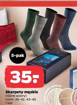 Netto Skarpety męskie rozm. 39-45 oferta
