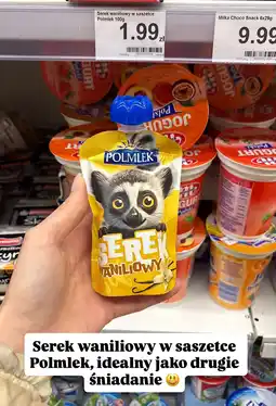 Dino Serek waniliowy w saszetce Polmlek oferta