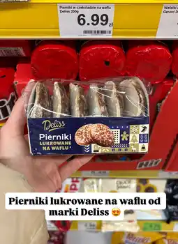 Dino Pierniki lukrowane na waflu Deliss oferta