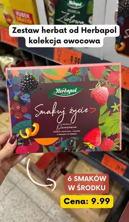 Kaufland Zestaw herbat Herbapol Kolekcja Owocowa oferta