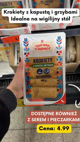 Kaufland Krokiety z kapustą i grzybami K-Stąd Takie Dobre! oferta