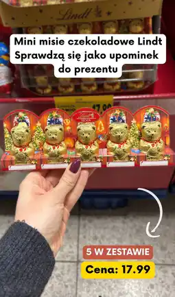 Kaufland Mini misie czekoladowe Lindt Teddy 5 szt w zestawie oferta