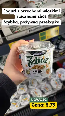 Kaufland Jogurt Bakoma 7zbóż -MEN- z orzechami włoskimi i ziarnami zbóż oferta