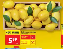 Biedronka Cytryna na wagę oferta