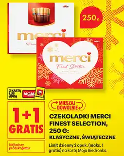 Biedronka Wszystkie czekoladki Merci 250g oferta