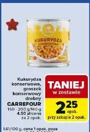 Carrefour Express Groszek konserwowy ekstra drobny Carrefour oferta