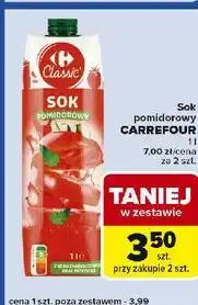 Carrefour Express Sok pomidorowy Carrefour oferta