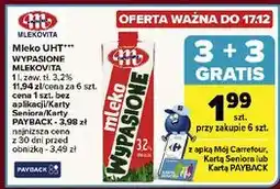 Carrefour Mleko 3.2% Mlekovita Wypasione oferta