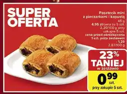 Carrefour Paszteciki mini z pieczarkami i kapustą oferta