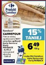 Carrefour Sandacz filet ze skórą Carrefour Targ Świeżości oferta