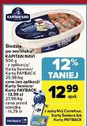 Carrefour Śledzie po wolińsku Kapitan Navi oferta