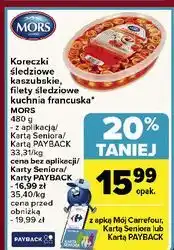 Carrefour Filety śledziowe francuskie Mors Ryby oferta
