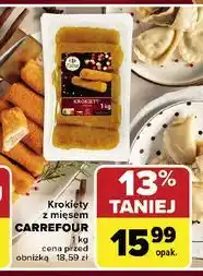 Carrefour Krokiety z mięsem Carrefour Classic oferta