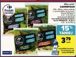 Carrefour Mix sałat ze szpinakiem Carrefour Targ Świeżości oferta