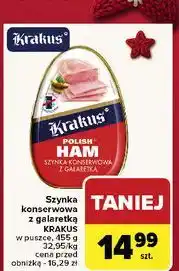 Carrefour Szynka konserwowa Krakus Animex oferta